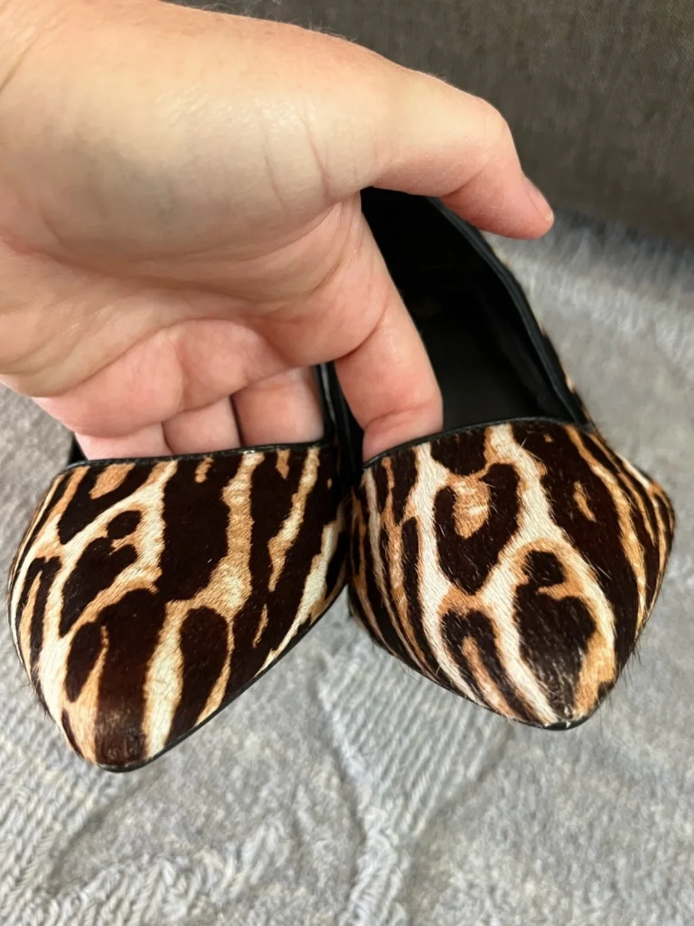 Michael Kors Dorothy Flex Pump Tiger Animal Print Calf Hair Heels 8M
